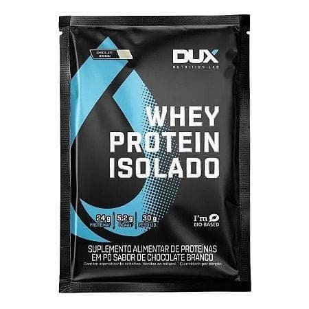 Whey Protein Isolado Dux Chocolate Branco Sachê 30g