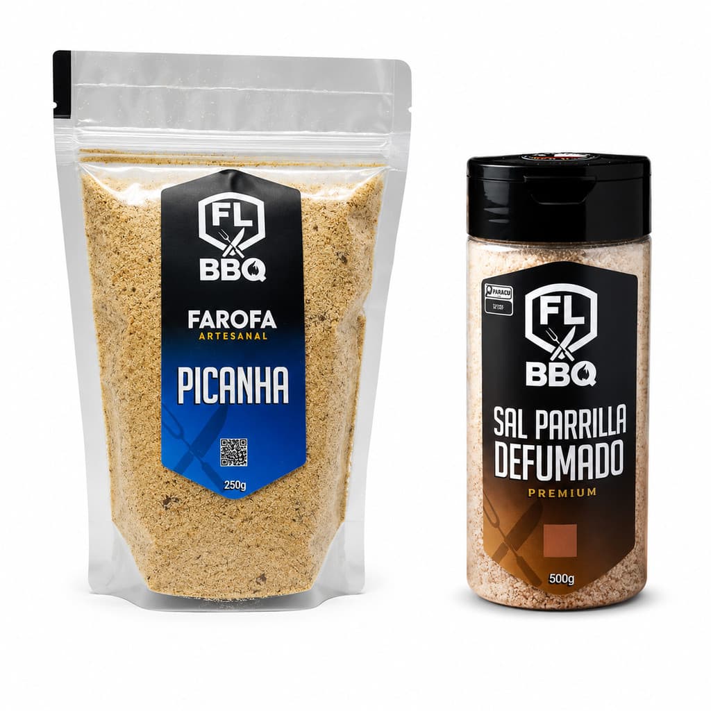 KIT FAROFA E SAL- PICANHA E DEFUMADO