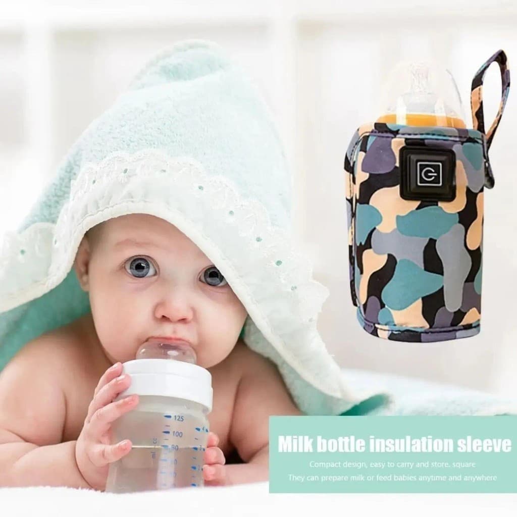 Aquecedor de mamadeiras USB para leite e água, bolsa térmica para carrinho de bebê, acessórios de segurança para bebês p