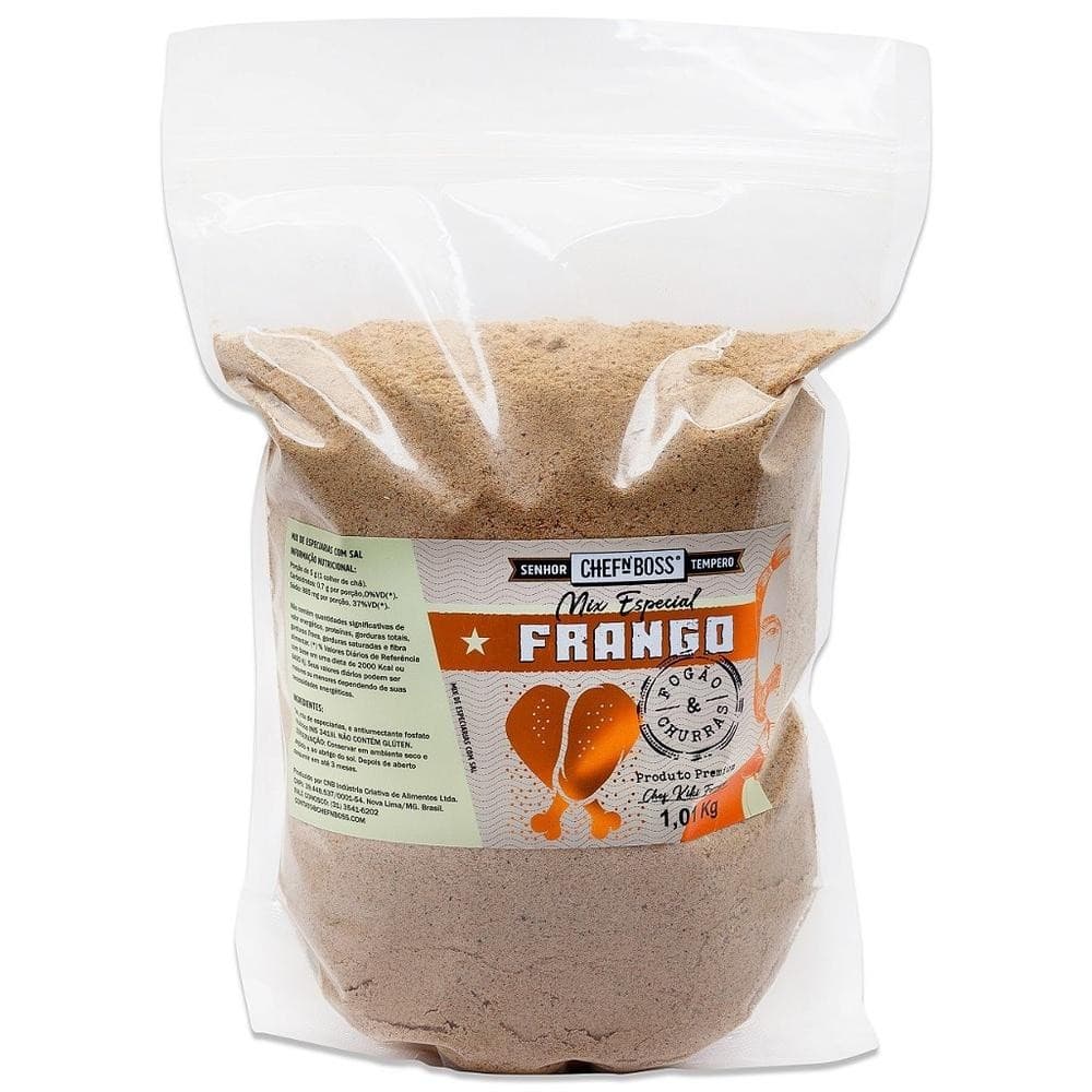 Mix Tempero Completo Frango SENHOR TEMPERO 1kg | Ideal P/Grelhado, Frito e Assado
