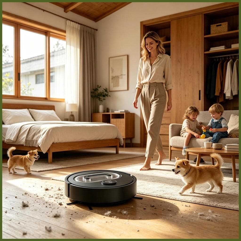 Robô Aspirador De Pó Sem Fio , Esfregão Automático De Chão , Aspiradores Para Casa , Quarto , Sala De Estar , Cozinha ti