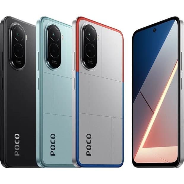 Smartphone Xiaomi POCO M7 4G 256GB / 128GB Versão Global NFC (COM CAPINHA E PELÍCULA DE CORTESIA)