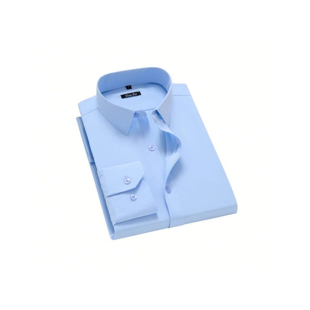 Camisa Social Masculina Manga Longa Spandex