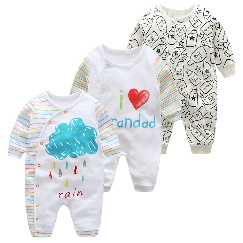 Macacão de bebê roupas de outono roupas para recém-nascidos outono macacão Outing roupas primavera outono meninos menina