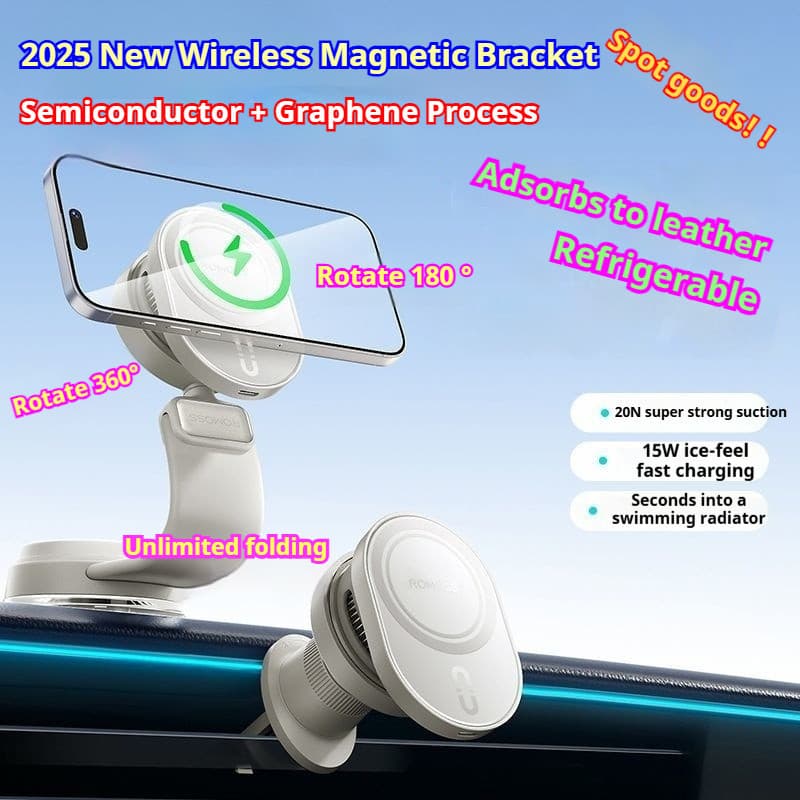 Suporte de celular para carro, modelo novo 2025, suporte magnético de navegação para carros, suporte fixo para condução.