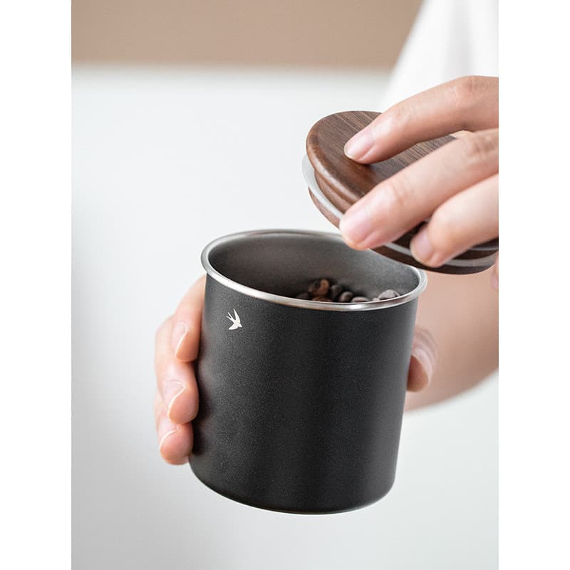 Café em pó hermético pode japão Yanyin TSUBAME grãos de café em pó profissional armazenamento de chá de aço inoxidável