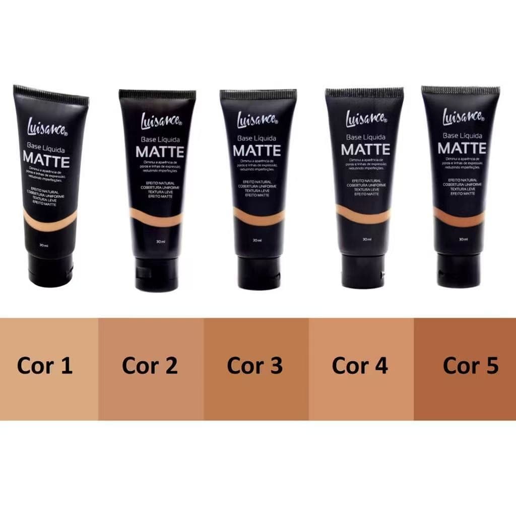 Base Líquida Efeito Matte Luisance – Make Leve, Natural e de Longa Duração