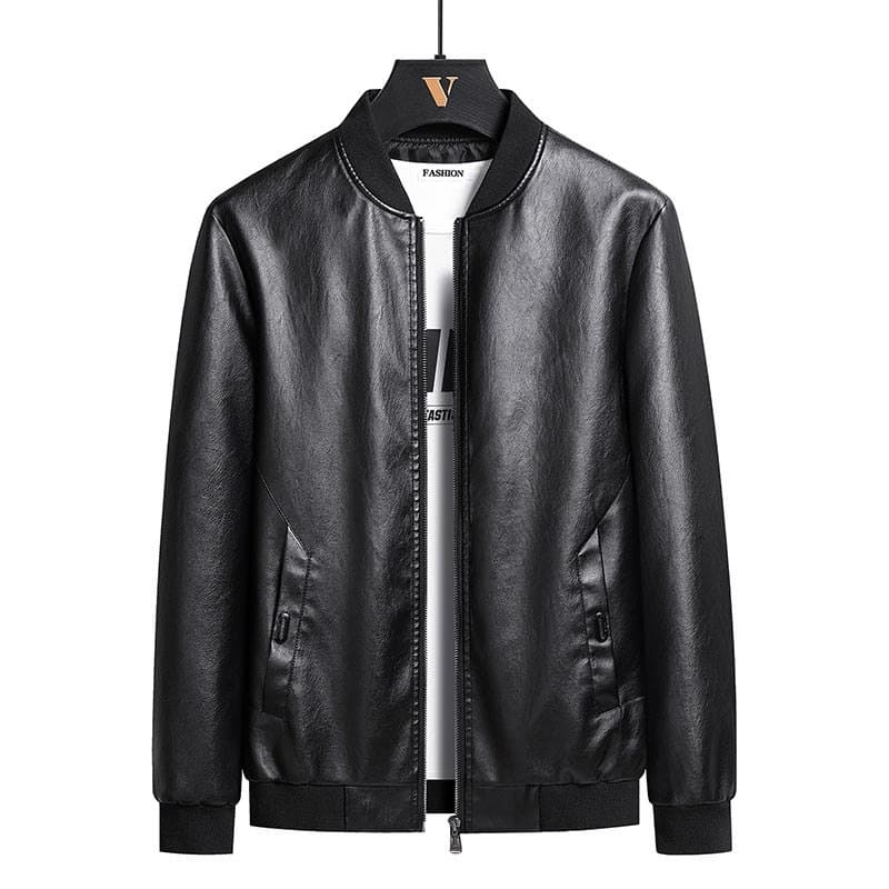 M-8XL jaqueta de couro masculina primavera outono novo estilo jaqueta masculina novo estilo tamanho grande solto inverno