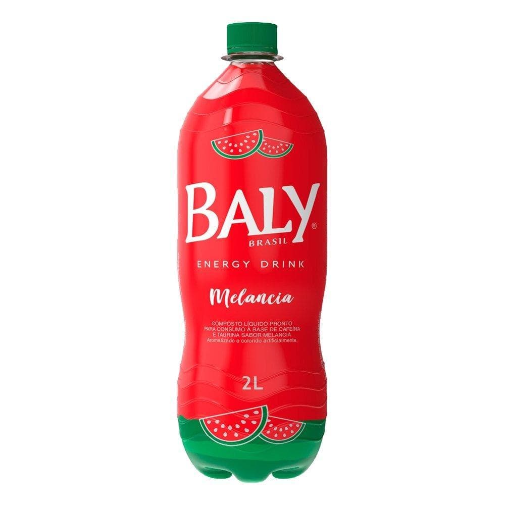 Energético Baly Melancia 2 Litros - Embalagem com 6 Unidades