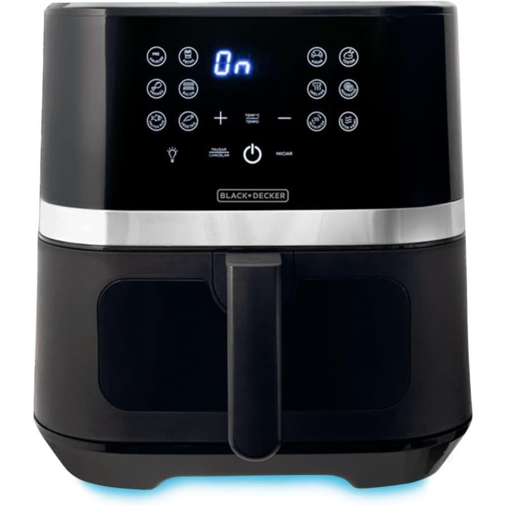 Fritadeira Air Fryer Digital Black Decker C/visor Frontal 7l 220V AFDLG-B2