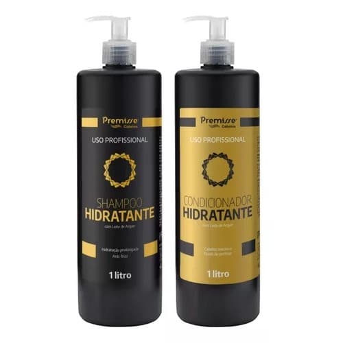 Kit Shampoo e Cond Hidratante Profissional 1L - Premisse