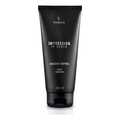 Hidratante Corporal Eudora Impression Black 200ml Amadeirado