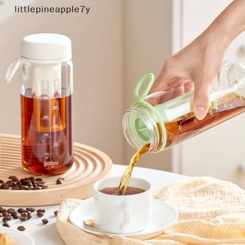 Pequena Cafeteira Portátil Cold Brew Com Garrafa De Filtro De Café Expresso De Alta Capacidade [COD]