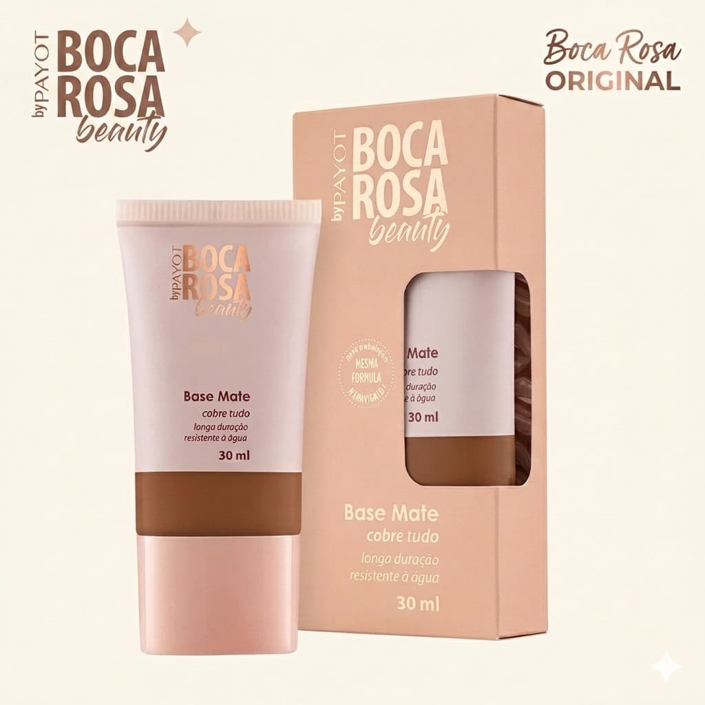 Base Líquida Boca Rosa ORIGINAL Matte Perfect By Payot-30ML