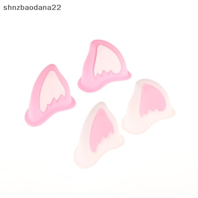 [Shnzd] Capacete De Motocicleta Decorações De Orelha De Gato Acessório Para Scooter Bicicleta Adesivo Moto Skate Ciclism