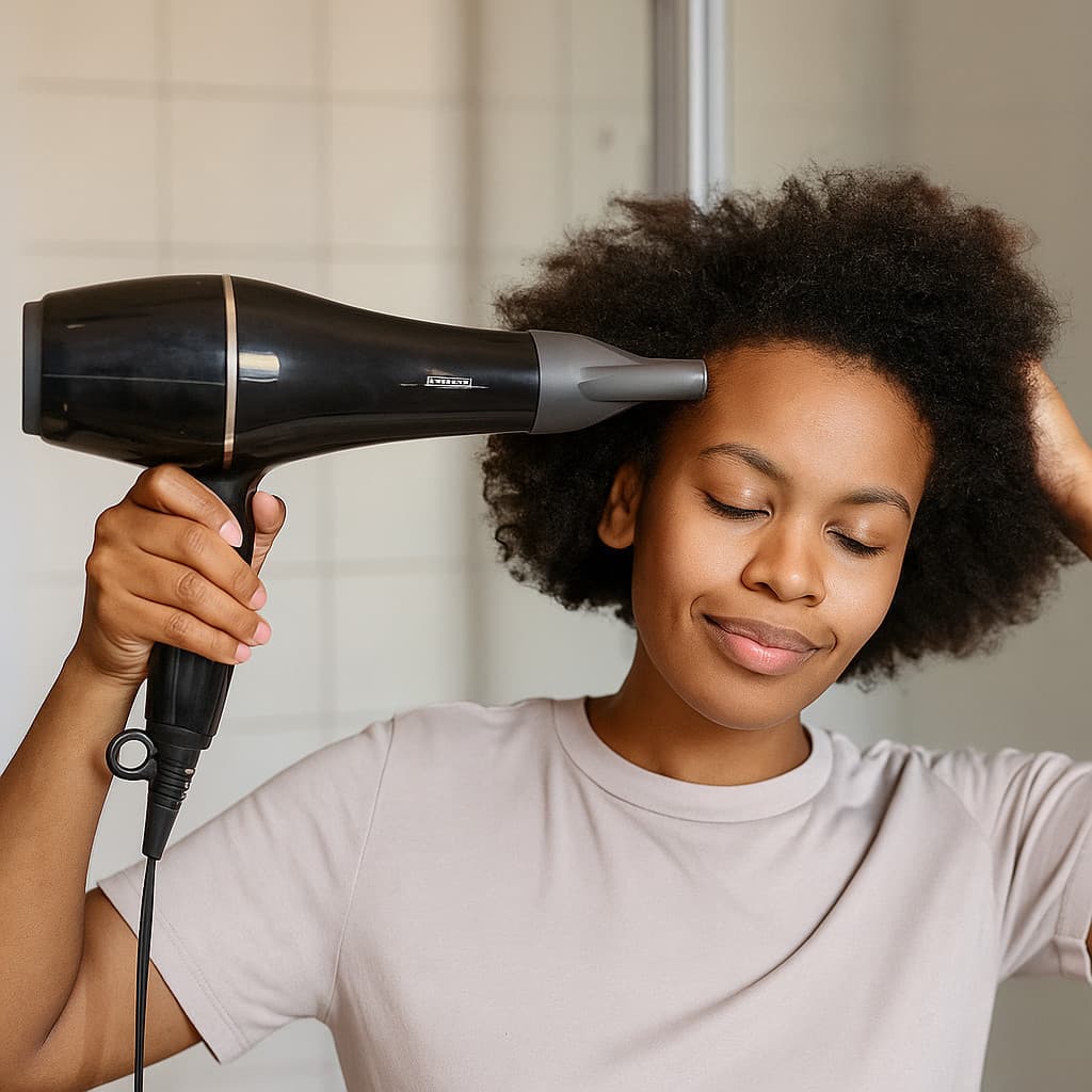 Secador Cabelo Profissional Jato Quente Chapinha Prancha Escova Modeladora Alisa Seca Potente Íons