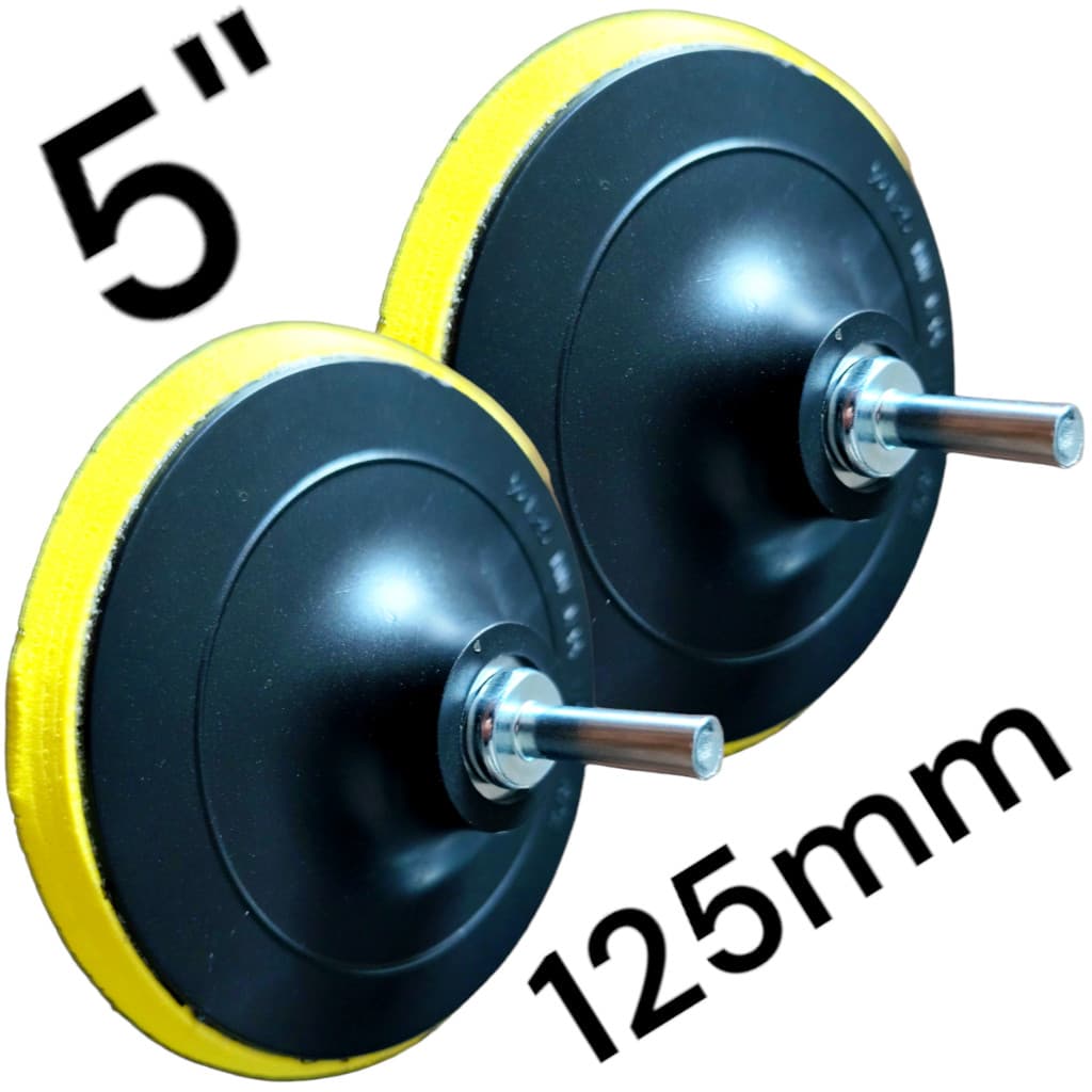 2 Suporte de Lixa Velcro Adaptador M14 P/Furadeira Parafusadeira Esmerilhadeira Lixadeira Boina 5Pol