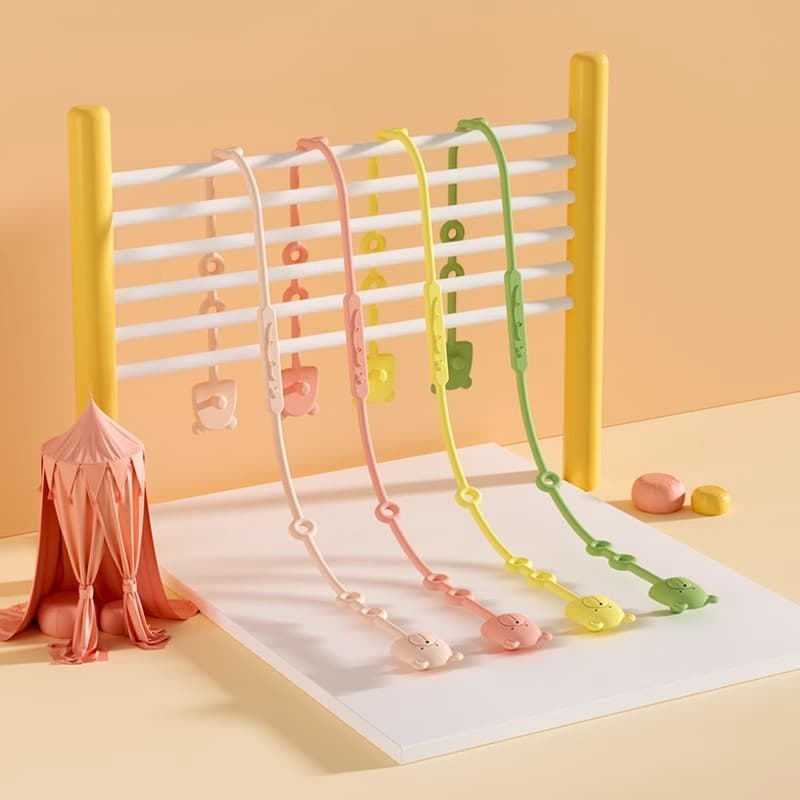 Chupeta anti-queda corrente brinquedo mascar goma cordão bebê Silicone chupeta clipe carrinho de bebê mordedor anti-perd