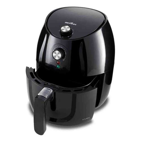 Fritadeira Eletrica Britania 4,1l Sem Oleo Air Fryer Bfr10p 220v preto