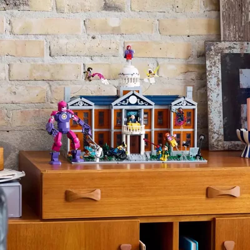 Compatível com LEGO Super Heroes X-Men: X-Mansion Building 76294, Brinquedo de Blocos de Montar para Presente