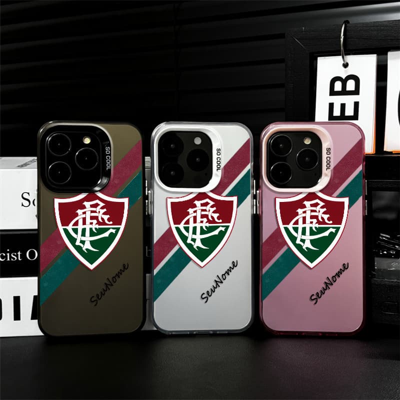 Capinha celular personalizada Fluminense futebol Para MOTO G84 G60 G54 G20 E22 G24 G34 G52 Motorola Capinha Silicone 027