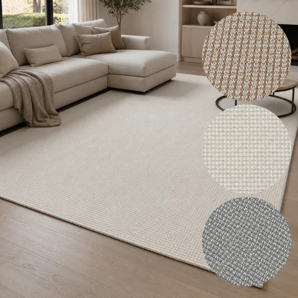 Tapete Sala Quarto Grande 250x250 Algodão Antiderrapante