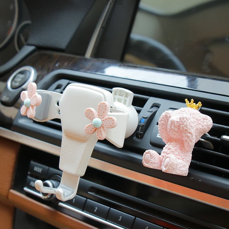 suporte celular carro saida ar navegação feminino universal fixo GPS seguro resistente