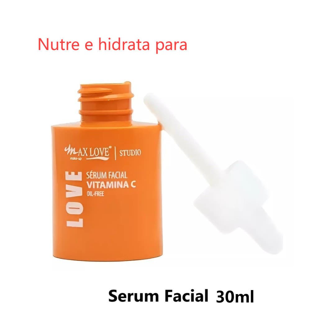 Max Love Serum Facia - Vitamina C Nutre e hidrata para  30ml