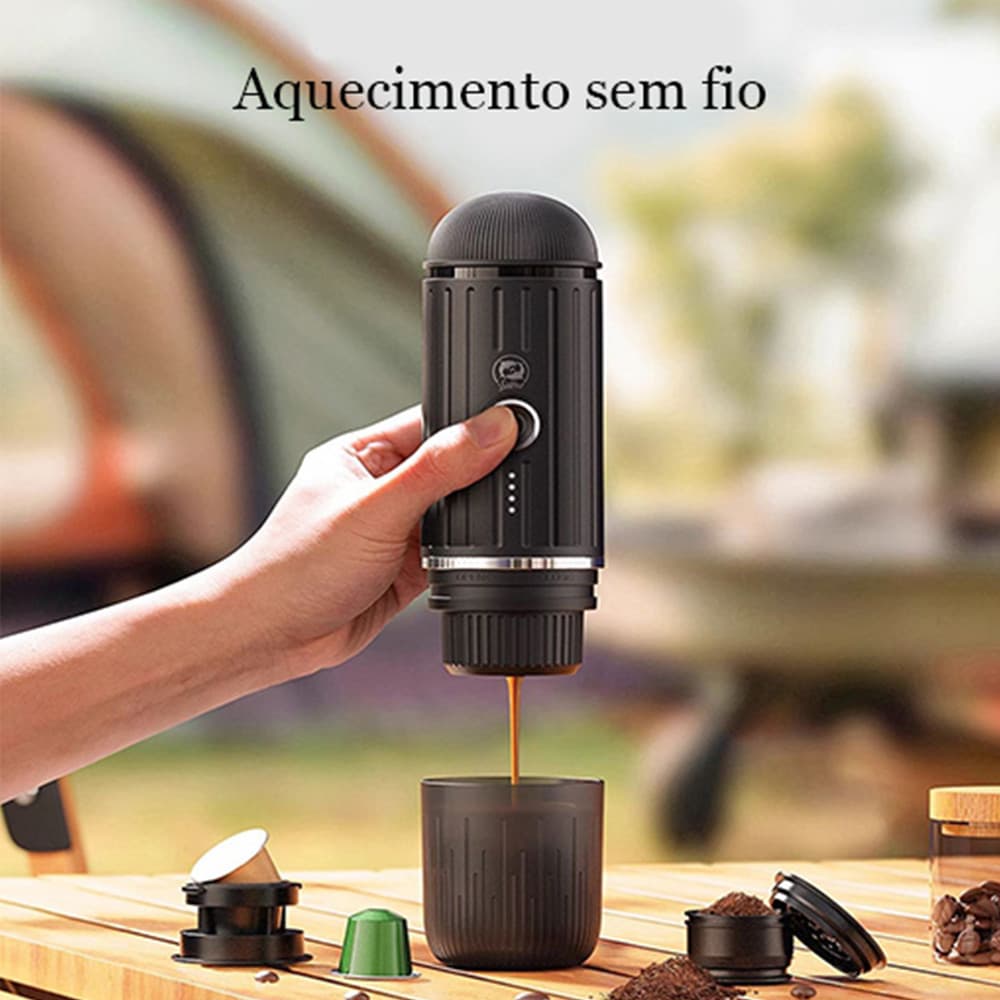 Máquina de Café Expresso Conveniente Baixo Ruído Extração Estável Pode Usar Água Quente ou Fria Máquina de Café Elétrica