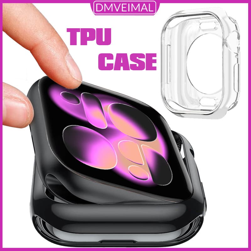Capinha Capa Case Macia De TPU Acessórios Para Relógio Smartwatch IWatch Apple Watch Ultra 4 Series 11 10 46mm 42mm
