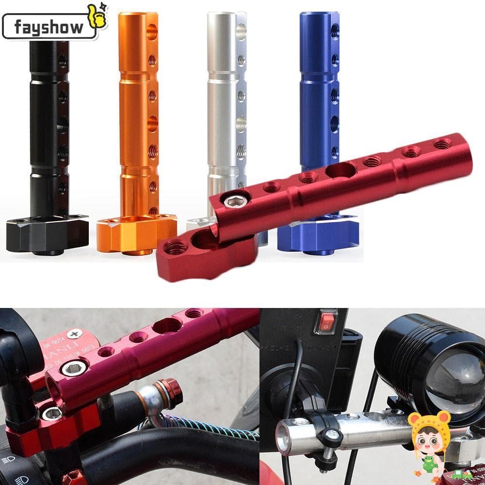 FAYSHOW Suporte De Extensão Durável Retrofit Acessórios Da Motocicleta Moto Spotlight Crossbar