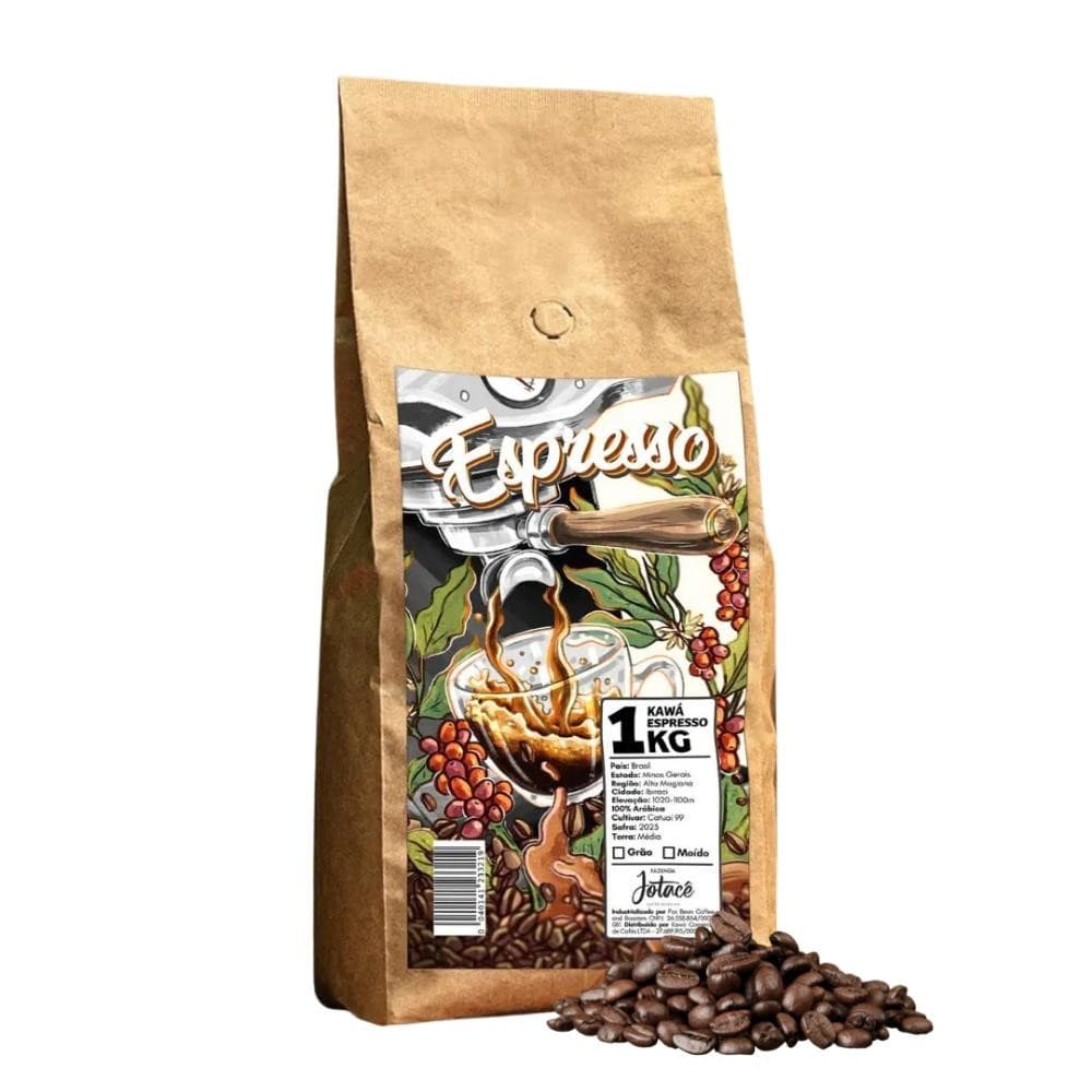 Café Especial Kawá Espresso em Grãos 1kg