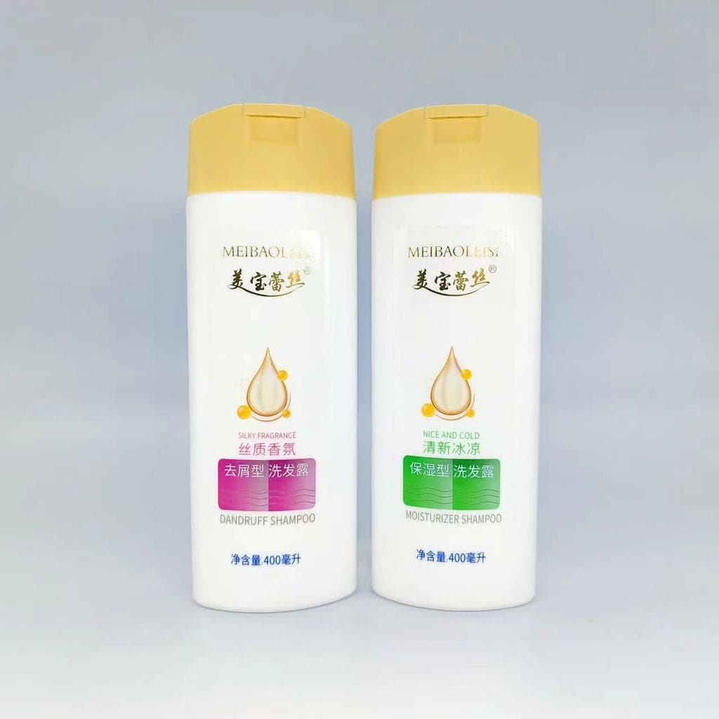Meibao Lace Shampoo 400ml Anticaspa Sedoso Suave Hidratante Fragrância Shampoo Pacote Familiar