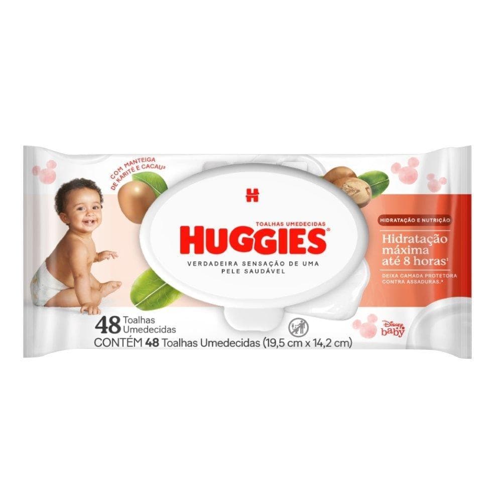 Toalhas Umedecidas Huggies Supreme Care Embalagem com 48 Toalhas
