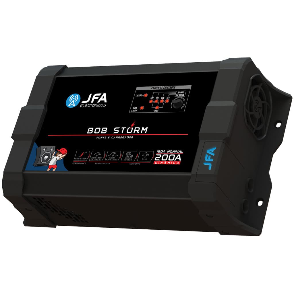 Fonte Automotiva Jfa Bob Storm 200a Bivolt Carregador