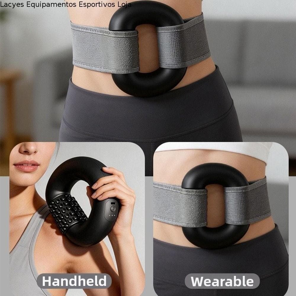 Massageador Muscular Elétrico LACYES , Rolo De Massagem Sem Fio De Percussão Recarregável , Tecido Profundo