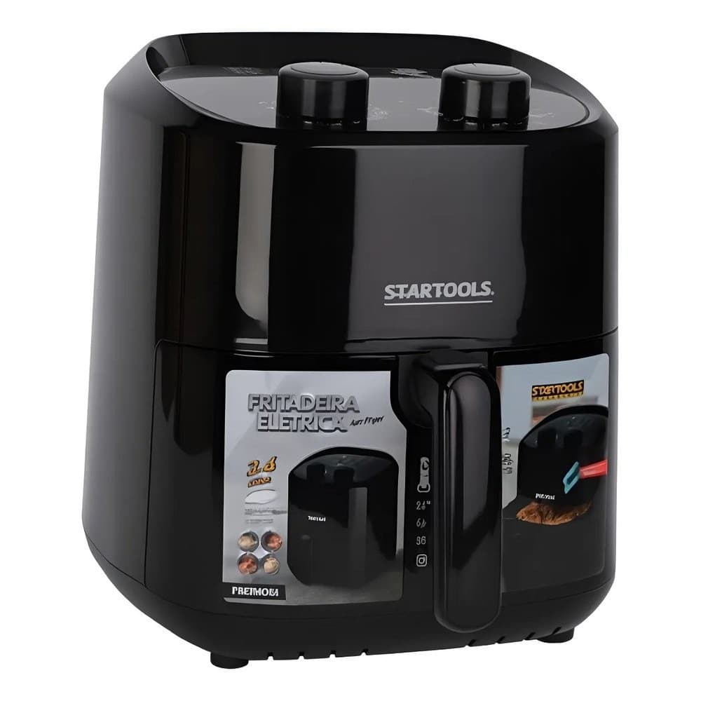 Fritadeira Elétrica Air Fryer 3,4 Litros 1200W 220V Sem Óleo