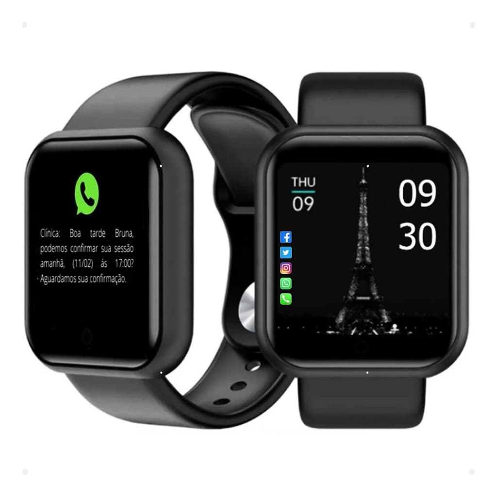 Relógio Smartwatch D20 Relógio Digital Relógio Inteligente Relógio Bluetooth homem Mulher Criança