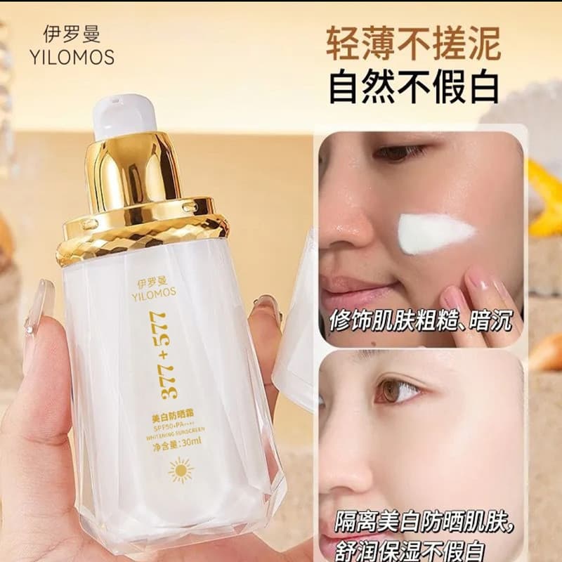 Protetor Solar Iroman FPS50+377577Creme protetor solar clareador anti-ultravioleta anti-suor à prova d'água creme facial