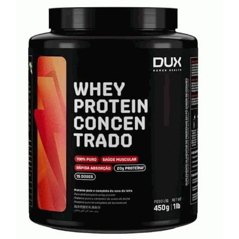 Whey Protein Concentrado Pote (450g) - Sabor: Chocolate Branco