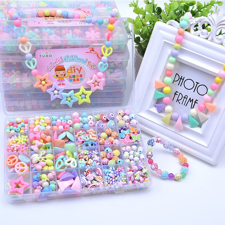 24 grade diy crianças frisado brinquedo ambliopia correção frisado brinquedo educativo presente da menina