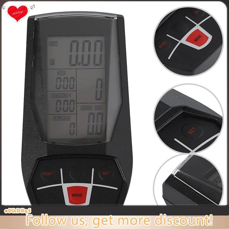 Monitor De Bicicleta E Ergométrica Para Ciclismo Interno , Velocímetro , Computador Estacionário , Acessórios De Academi