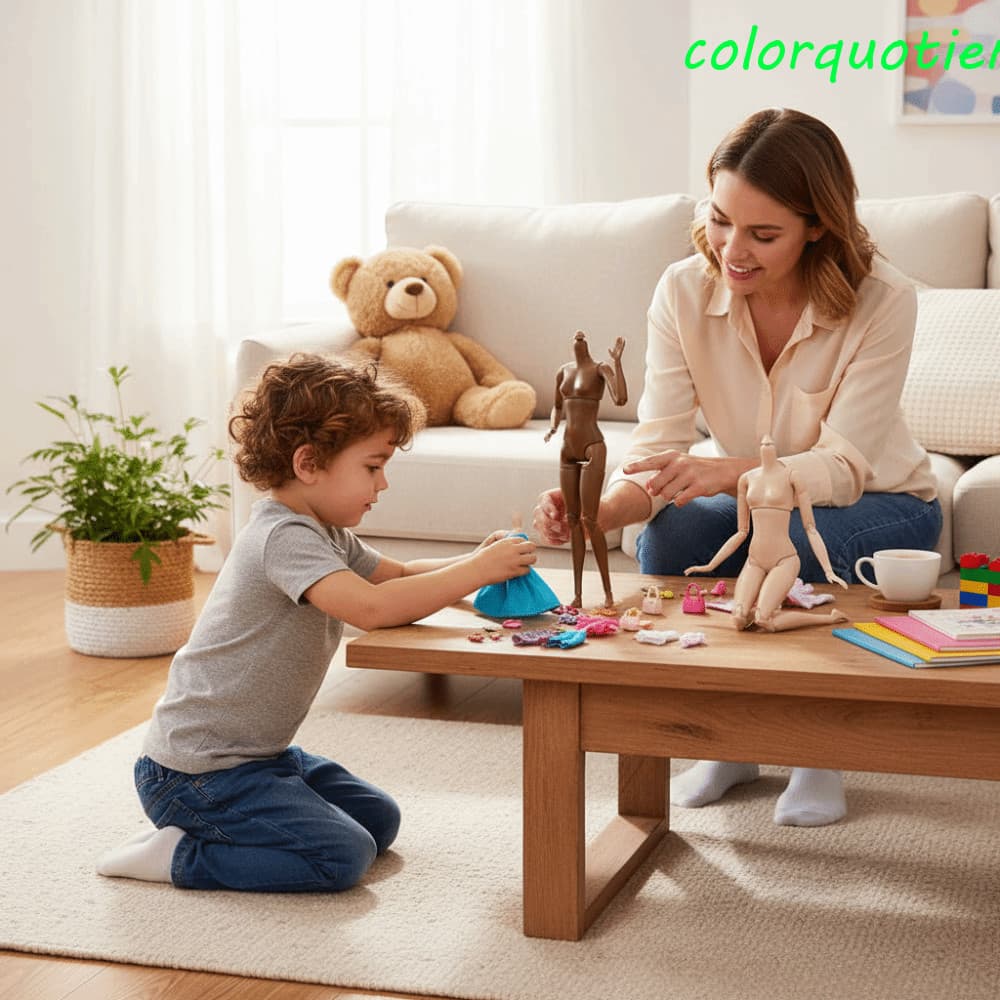 Bonecas BJD Nuas Articuladas COLORQUOTIENT , Boneca Super Modelo De Corpo Muscular Móvel , Multifuncional