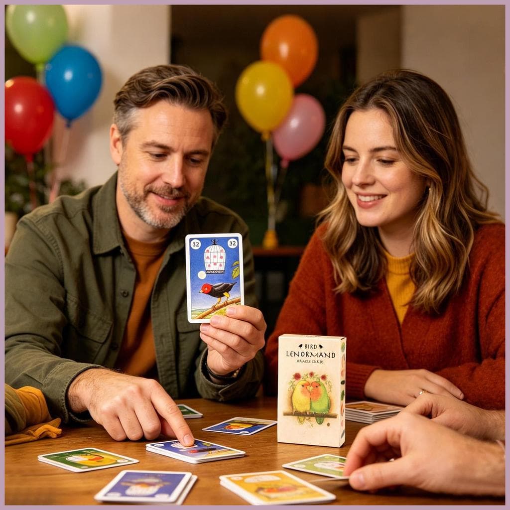 Baralho De Cartas Oracle Papagaio , Jogos De Tabuleiro Interativos , 38 Peças , De Tarô Para Iniciantes , Família hyss2b