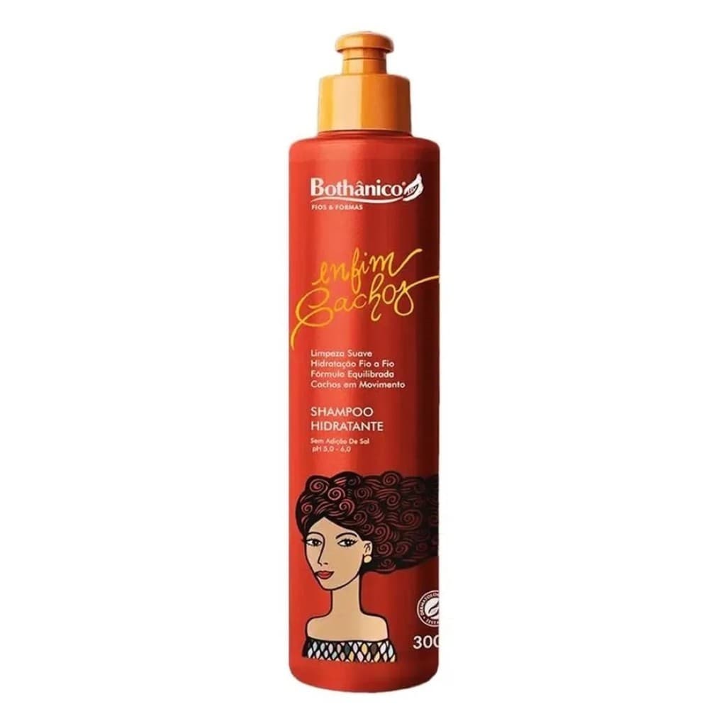 Shampoo Hidratante Enfim Cachos 300ml - Bothanico Cosmetics
