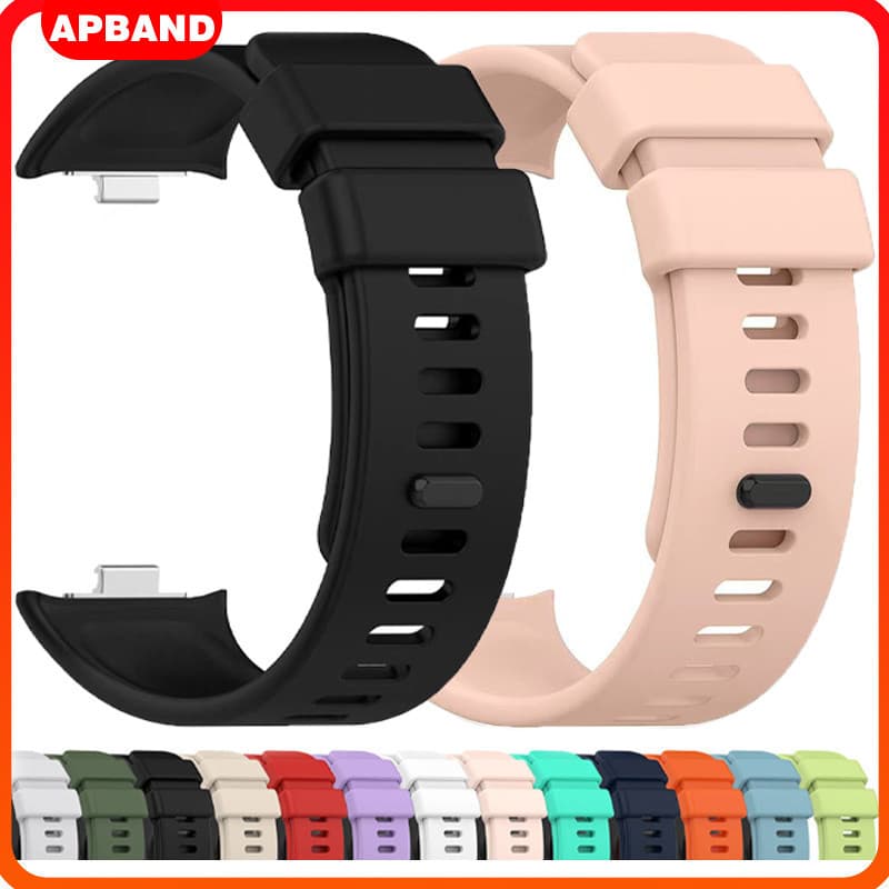 Pulseira Strap Silicone Ajustável Para Relógio Smartwatch Redmi Watch 6 5/4/ Mi Band 10 9 8 Pro Acessórios Esporte