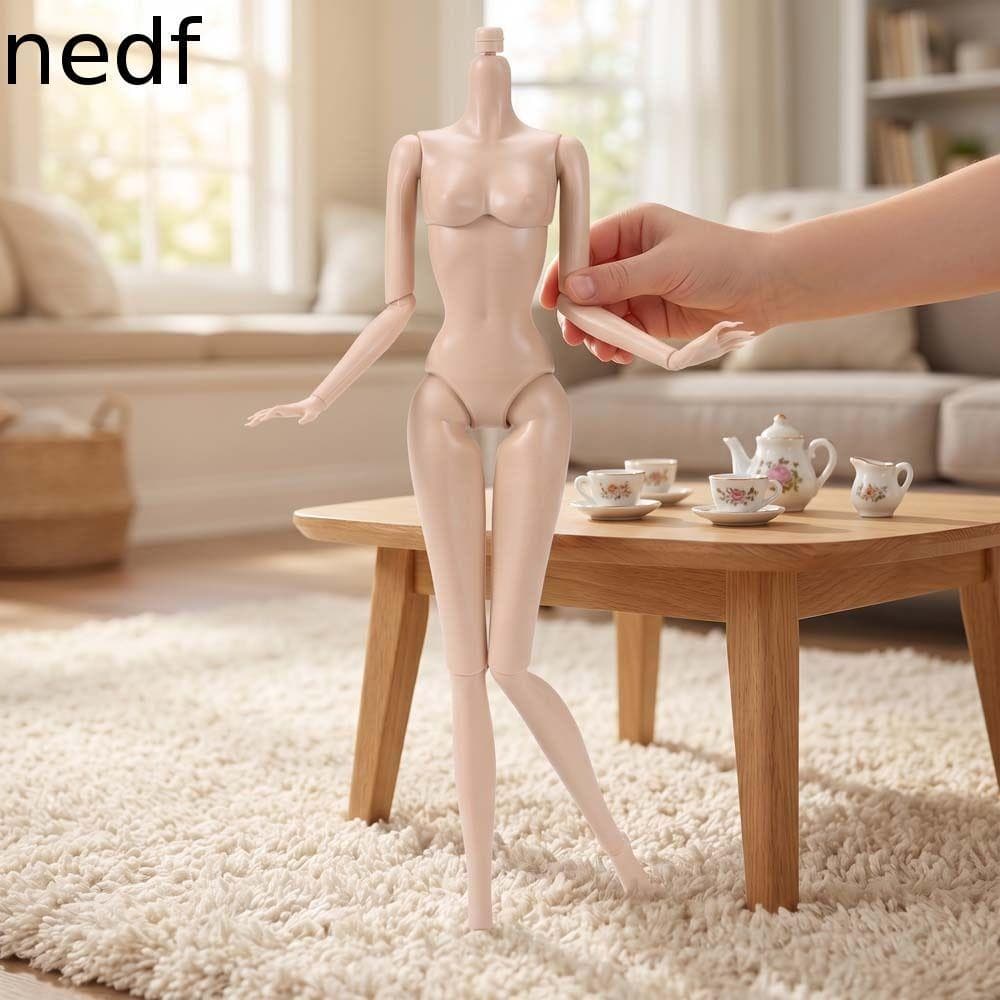 NEDFS Bonecas BJD Nuas Articuladas , Boneca Super Modelo De Substituição Móvel , Corpo De Figura De Ação Multifuncional