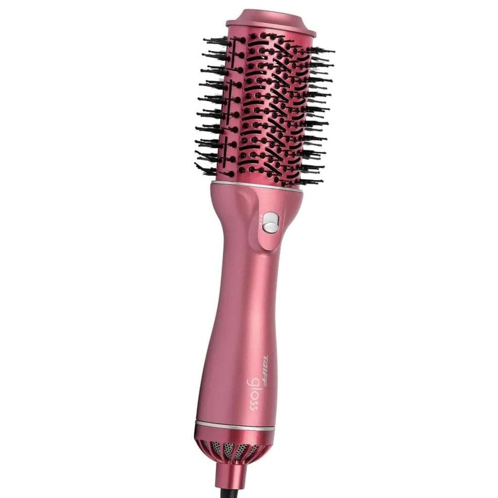Escova Cabelo Taiff Secadora Profissional Gloss Rose Bivolt