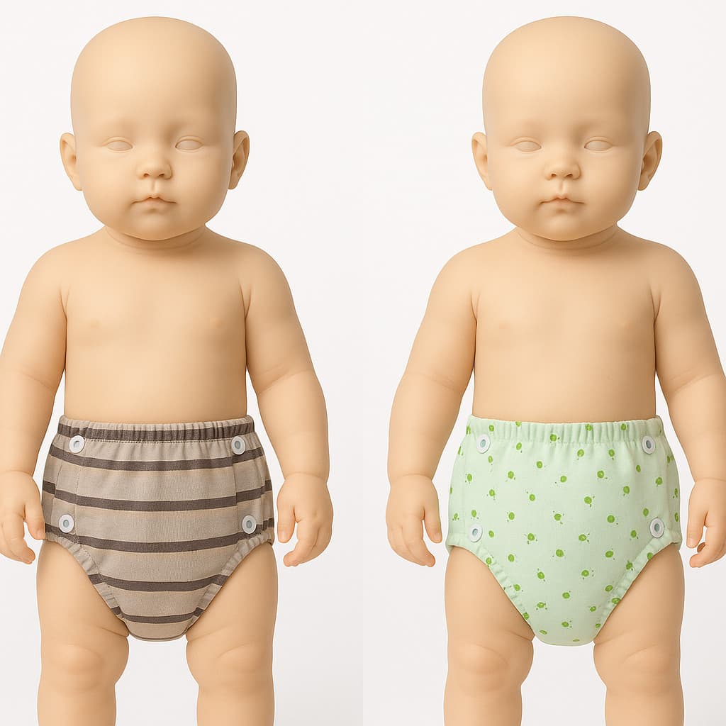 Kit 2 Calcinha Cueca Desfralde Infantil Algodão Reutilizável  Bicho Molhado