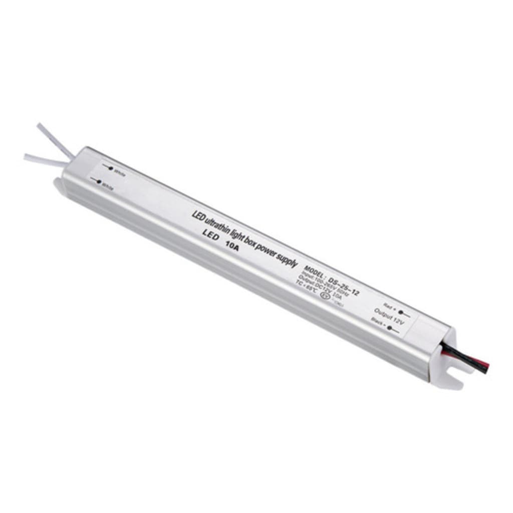 Fonte Driver Slim 12v 10a Bivolt Para Fita Led Ultra 120W